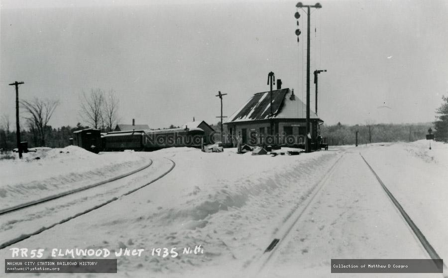 Postcard: Elmwood Junction, New Hampshire